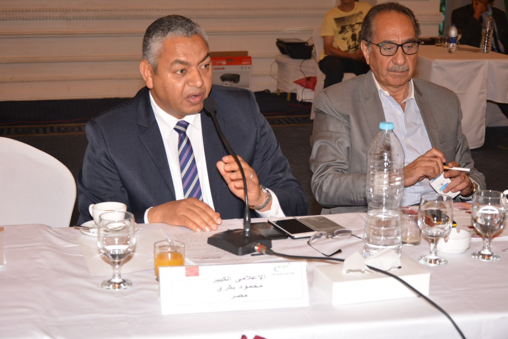 اجتماع اللجنة العليا لمونديال القاهرة للاعمال الفنية والاعلام