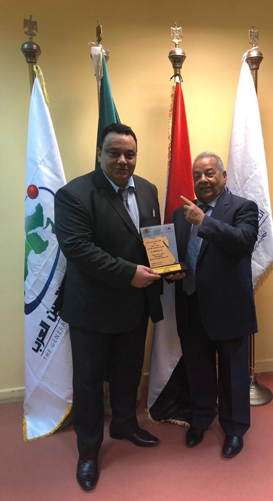 تكريم الدكتورة جيهان الناصر عضو لجان التحكيم بمونديال القاهرة ٢٠١٨
