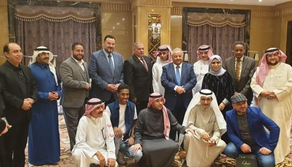 جاسكو أقام حفل عشاء ساهر لإطلاق الدورة الاولي لملتقي الفضاء العربي الاول
