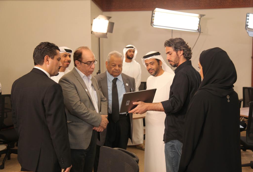 بحضور الجامعة العربية مؤسسة وطني الامارات تكرم د. ابراهيم ابوذكري